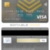 Fillable Kyrgyzstan Kirgizbank visa electron card Templates | Layer-Based PSD
