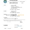 Authentic Kyrgyzstan Birth Certificate Template | Customize and Download Online