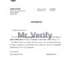 Download Kyrgyzstan OJSC Bakai Bank Reference Letter Templates | Editable Word