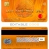 Editable Latvia Swedbank mastercard Templates in PSD Format