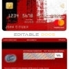Editable Libya Assaray bank (ATIB) mastercard Templates in PSD Format
