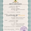 Authentic Libya Birth Certificate Template | Customize and Download Online