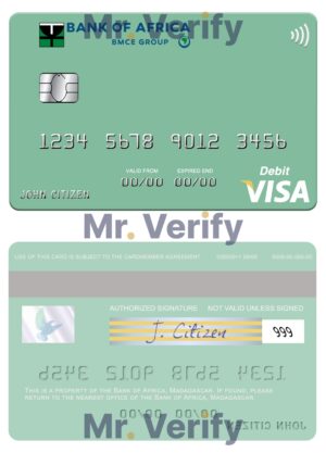 Africa Editable Docs 9 Fillable Madagascar Bank of Africa visa credit card Templates | Layer-Based PSD