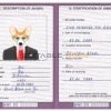 Malawi dog Fake PSD Passport | Instant Download