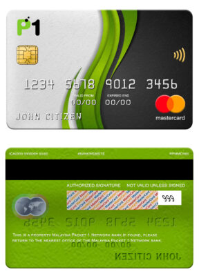 Fillable Malaysia Packet 1 Network bank mastercard Templates | Layer-Based PSD