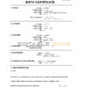 Authentic Mali Birth Certificate Template | Customize and Download Online