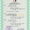 Authentic Malta Birth Certificate Template | Customize and Download Online