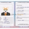 Marshall Islands dog Fake PSD Passport | Instant Download