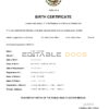 Authentic Mexico Birth Certificate Template | Customize and Download Online