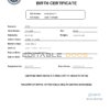 Authentic Micronesia Birth Certificate Template | Customize and Download Online