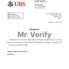 Download Monaco UBS Bank Reference Letter Templates | Editable Word