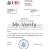 Download Monaco UBS Bank Reference Letter Templates | Editable Word