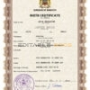 Authentic Morocco Birth Certificate Template | Customize and Download Online