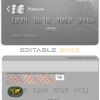 Fillable Netherlands ING Bank mastercard Templates | Layer-Based PSD