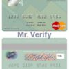 Editable Niger Bank of Africa mastercard Templates in PSD Format