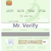 Fillable Oman Bank Dhofar visa debit card Templates | Layer-Based PSD