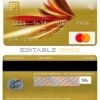 Fillable Oman Bank Muscat mastercard gold Templates | Layer-Based PSD