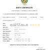 Authentic Peru Birth Certificate Template | Customize and Download Online
