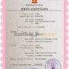Authentic Peru Birth Certificate Template | Customize and Download Online