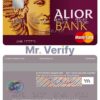 Editable Poland Alior Bank mastercard Templates in PSD Format