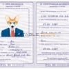 Poland dog Fake PSD Passport | Instant Download