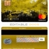 Fillable Romania Raiffeisen bank mastercard Templates | Layer-Based PSD