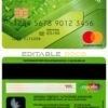 Editable Russia Sberbank mastercard Templates in PSD Format