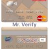 Editable Saint Lucia Scotiabank mastercard credit card Templates in PSD Format