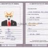 Saint Lucia dog Fake PSD Passport | Instant Download