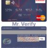 Editable Saint Vincent and the Grenadines Bank of Nova Scotia mastercard Templates in PSD Format