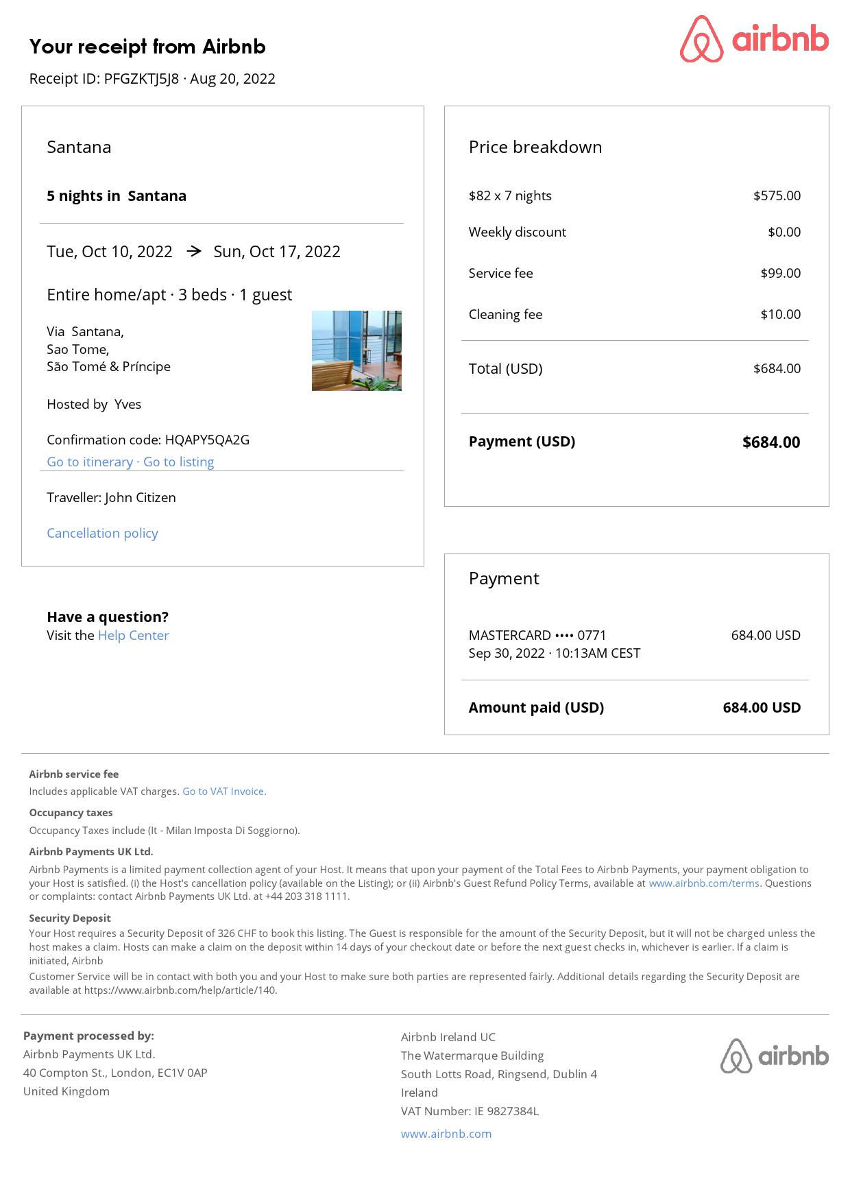 Editable Sao Tome and Principe Hotel Booking Form Template | Fillable PDF