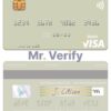 Fillable Senegal Ecobank Sénégal visa debit card Templates | Layer-Based PSD