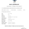 Authentic Seychelles Birth Certificate Template | Customize and Download Online