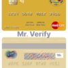 Fillable Sierra Leone Bank of Sierra Leone mastercard Templates | Layer-Based PSD