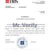 Download Singapore DBS Bank Reference Letter Templates | Editable Word