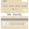 Fillable Slovenia Factor Banka visa debit card Templates | Layer-Based PSD