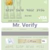 Editable Solomon Islands BSP Bank visa debit credit card Templates in PSD Format