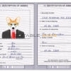 Solomon Islands dog Fake PSD Passport | Instant Download
