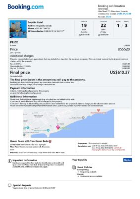 Customizable Somalia Airbnb Reservation Template | Word & PDF Formats