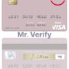 Fillable South Africa Absa Group Limited visa debit credit card Templates | Layer-Based PSD