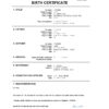 Authentic Sudan Birth Certificate Template | Customize and Download Online