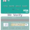 Fillable Switzerland Vontobel Holding AG visa debit card Templates | Layer-Based PSD