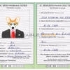 Switzerland dog Fake PSD Passport | Instant Download
