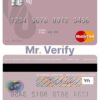 Editable Syria Al Baraka Bank mastercard Templates in PSD Format