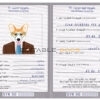 Syria dog Fake PSD Passport | Instant Download