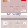 Fillable Thailand Calyon Bank visa debit card Templates | Layer-Based PSD