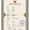 Authentic Thailand Birth Certificate Template | Customize and Download Online
