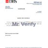 Download Thailand DBS Bank Reference Letter Templates | Editable Word