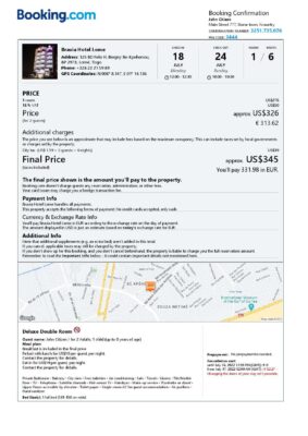 Customizable Togo Airbnb Reservation Template | Word & PDF Formats