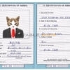 Trinidad and Tobago cat Fake PSD Passport | Instant Download